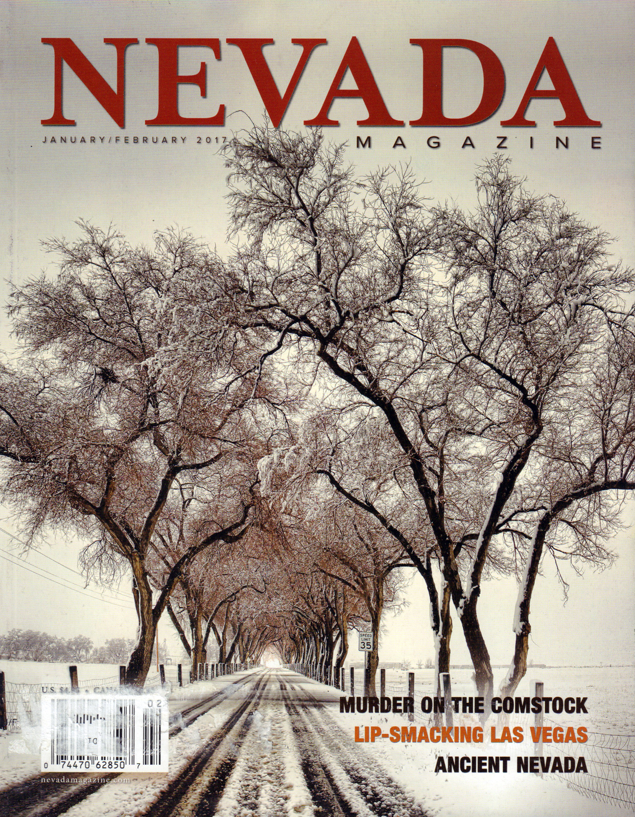 Nevada-Magazine January 01, 2017 Issue Cover