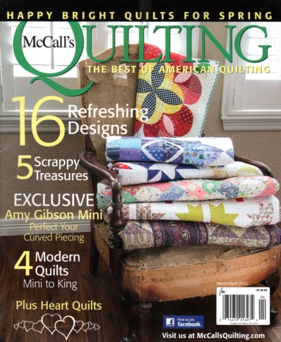 McCall's Quilting March 01, 2015 Issue Cover