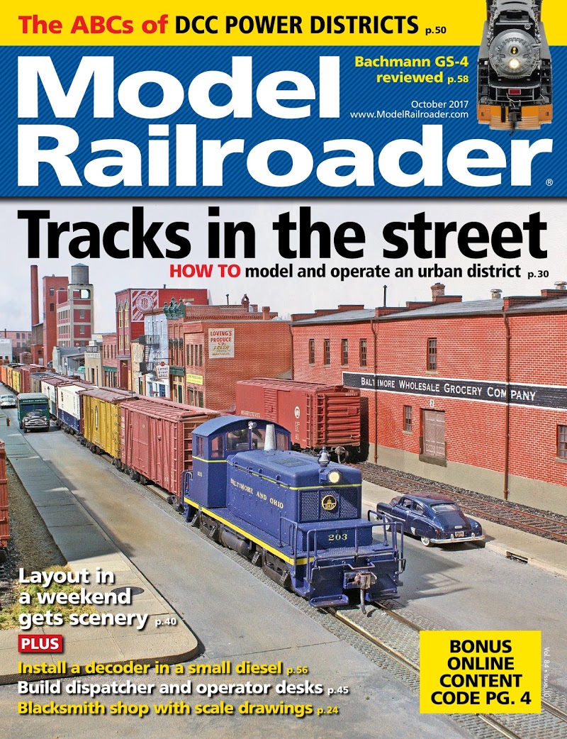 Model-Railroader October 01, 2017 Issue Cover
