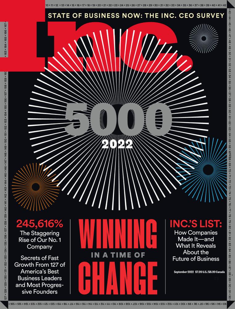Inc-Magazine September 01, 2022 Issue Cover