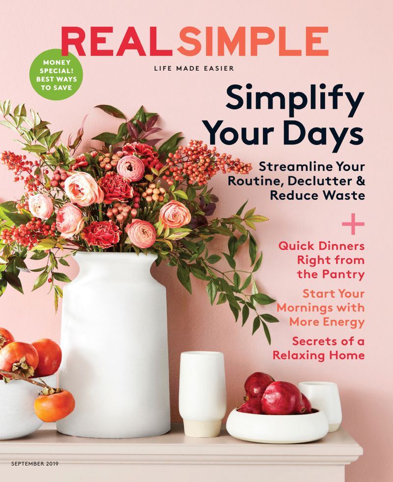 real-simple September 01, 2019 Issue Cover