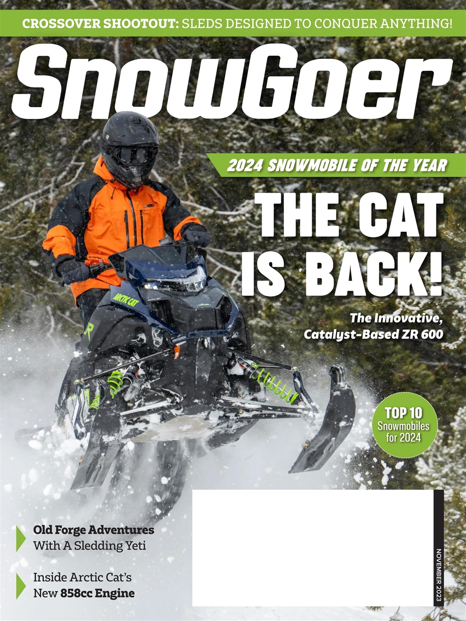 Snow-Goer November 01, 2023 Issue Cover