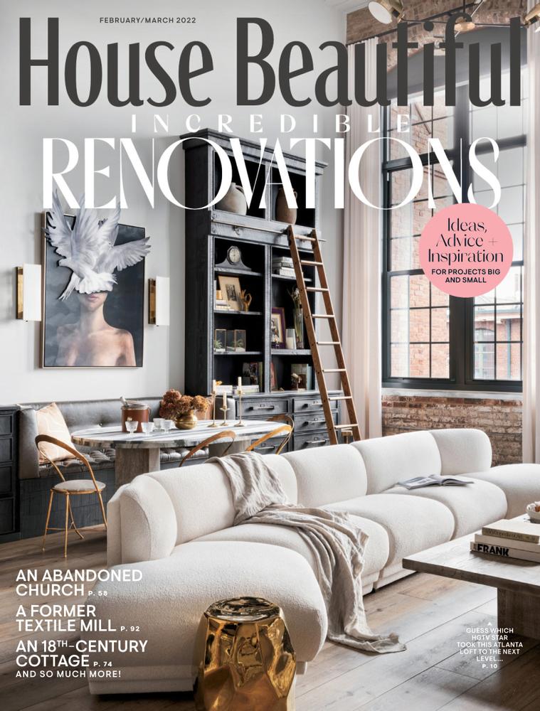 House-Beautiful February 01, 2022 Issue Cover