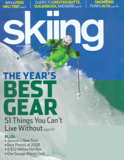 Skiing December 01, 2008 Issue Cover