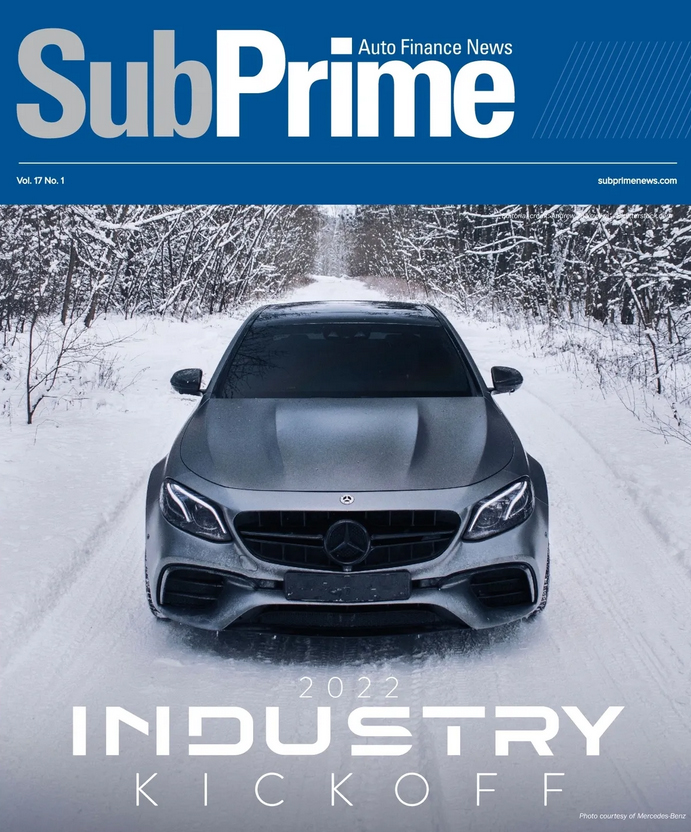 Subprime-Auto-Finance-News January 01, 2022 Issue Cover