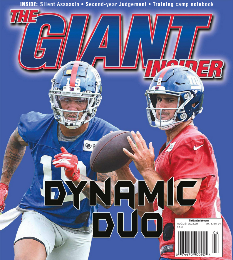 Giants-Insider August 29, 2021 Issue Cover