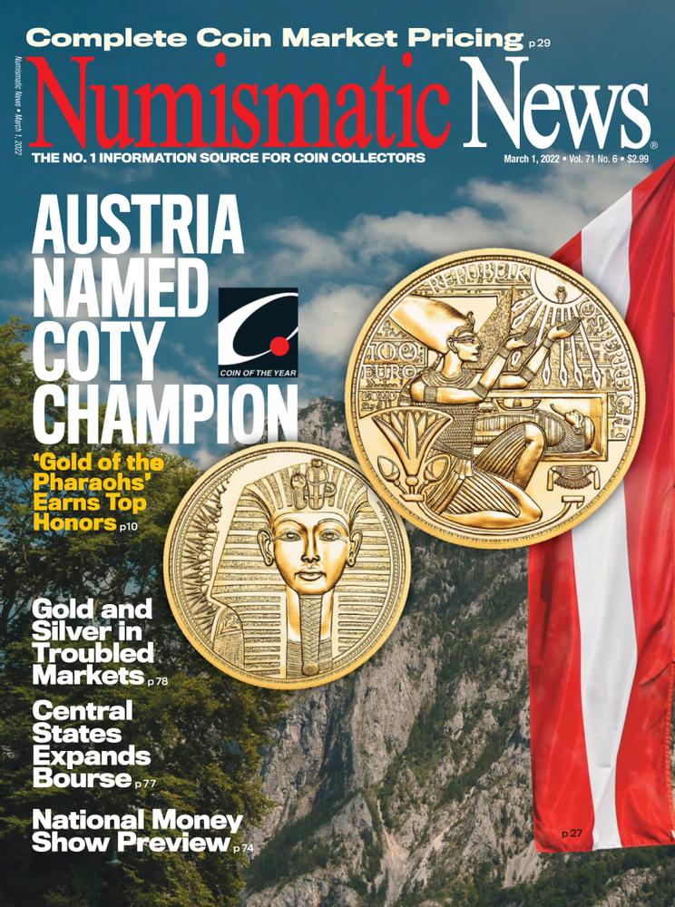 Numismatic-News March 01, 2022 Issue Cover