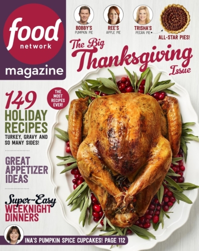 Food Network November 01, 2017 Issue Cover