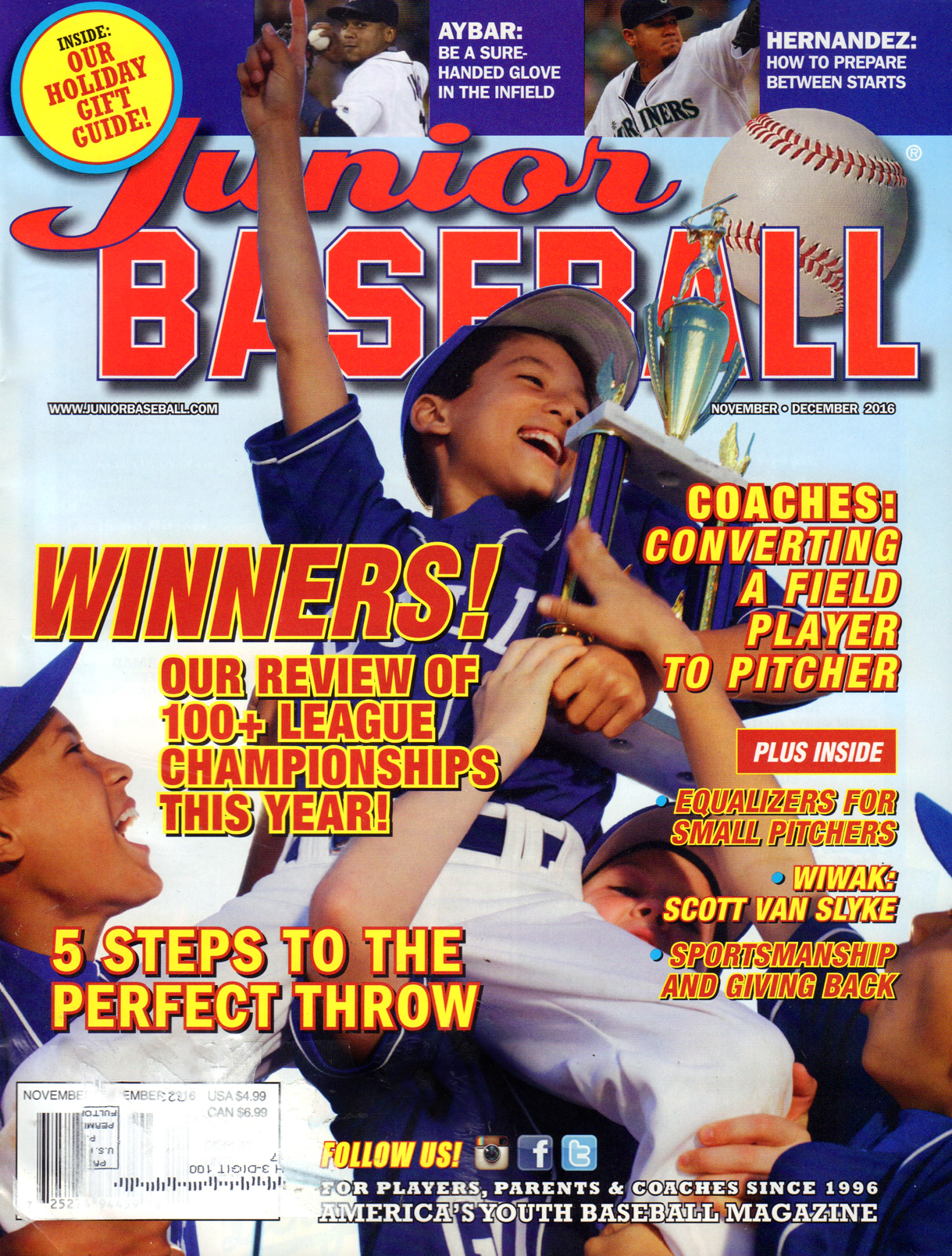 Junior-Baseball November 01, 2016 Issue Cover