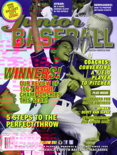Junior Baseball November 01, 2016 Issue Cover