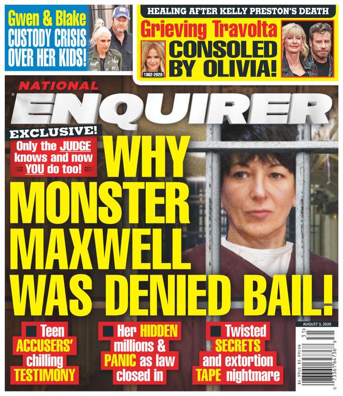 National-Enquirer August 03, 2020 Issue Cover