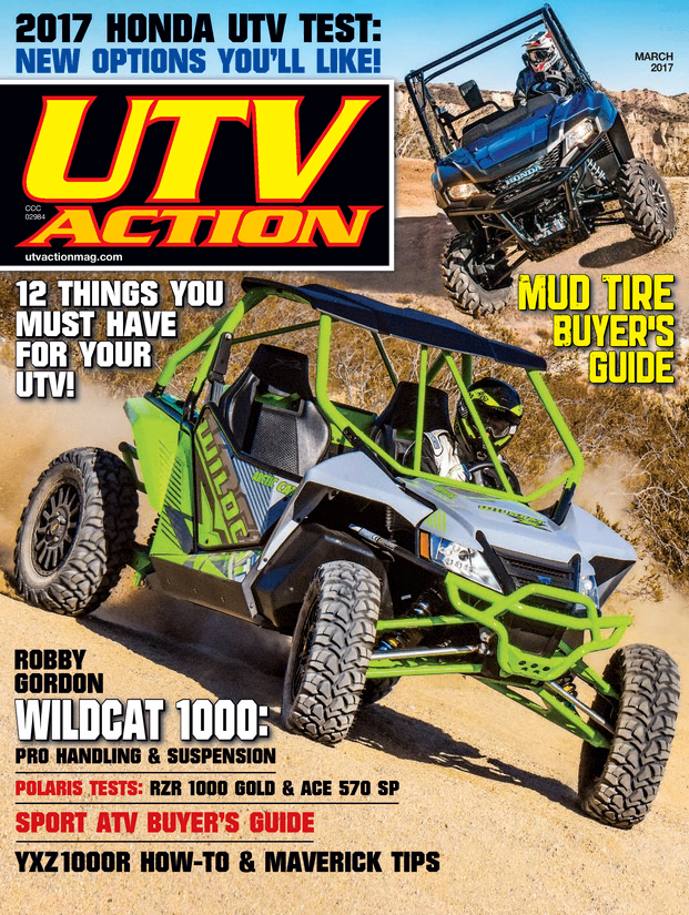 UTV-Action March 01, 2017 Issue Cover