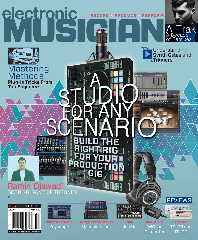 Electronic-Musician January 01, 2017 Issue Cover