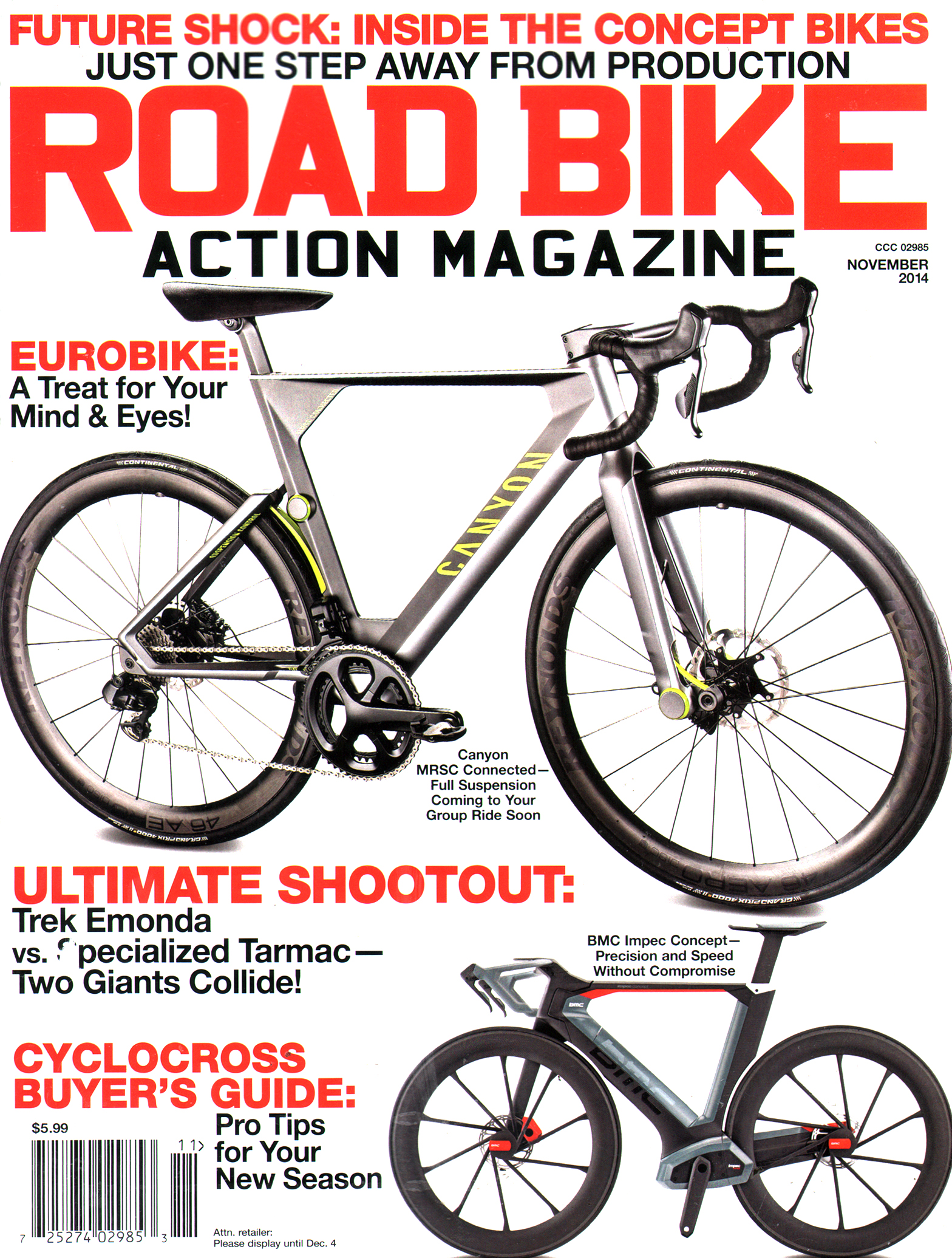 Road-Bike-Action November 01, 2014 Issue Cover