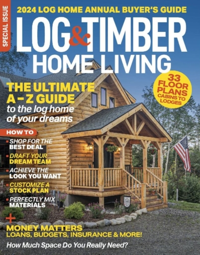 Log and Timber Home Living September 01, 2023 Issue Cover