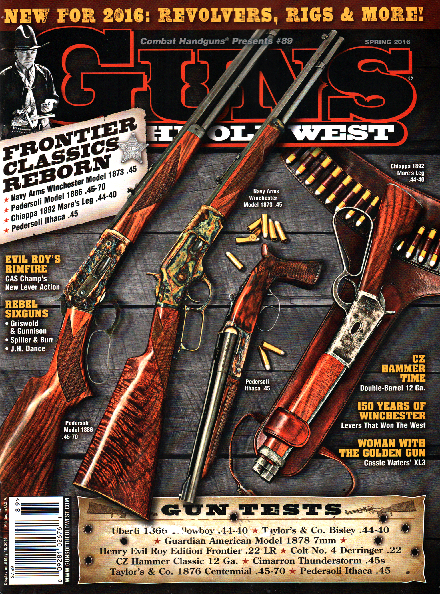 Guns-Of-The-Old-West March 01, 2016 Issue Cover