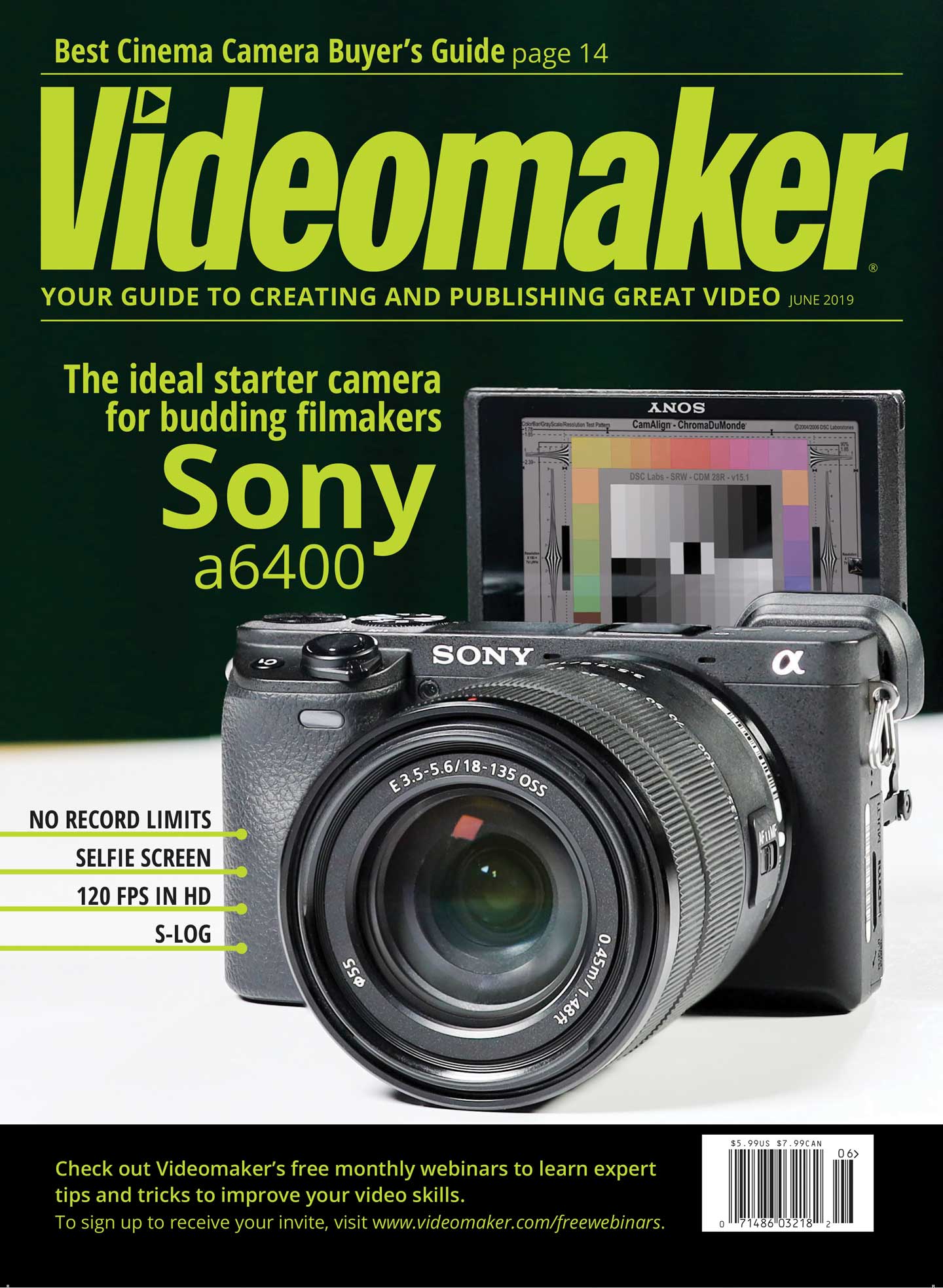Videomaker June 01, 2019 Issue Cover