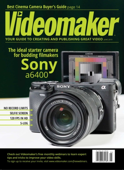 Videomaker June 01, 2019 Issue Cover