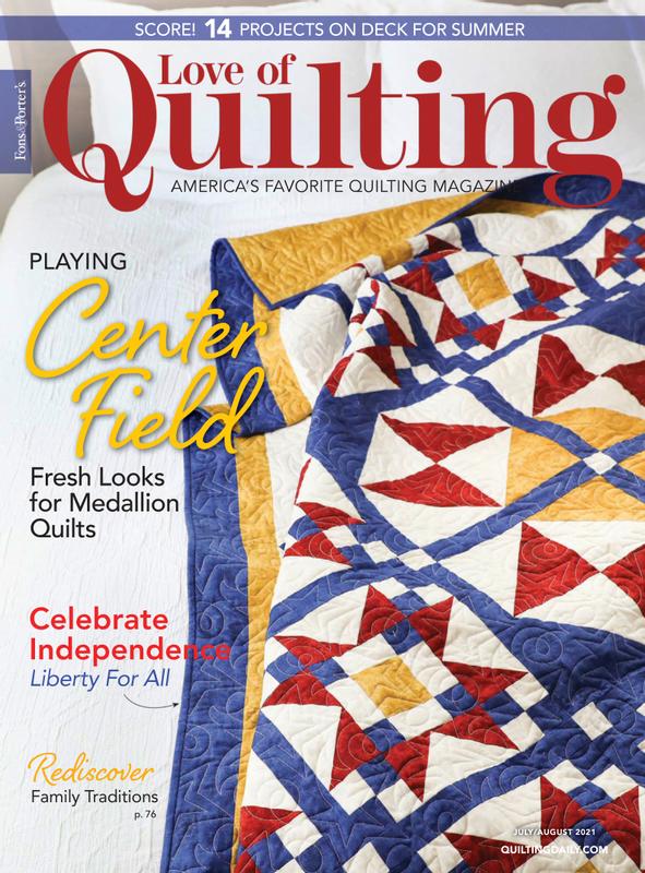 Fons-and-Porters-Love-of-Quilting July 01, 2021 Issue Cover