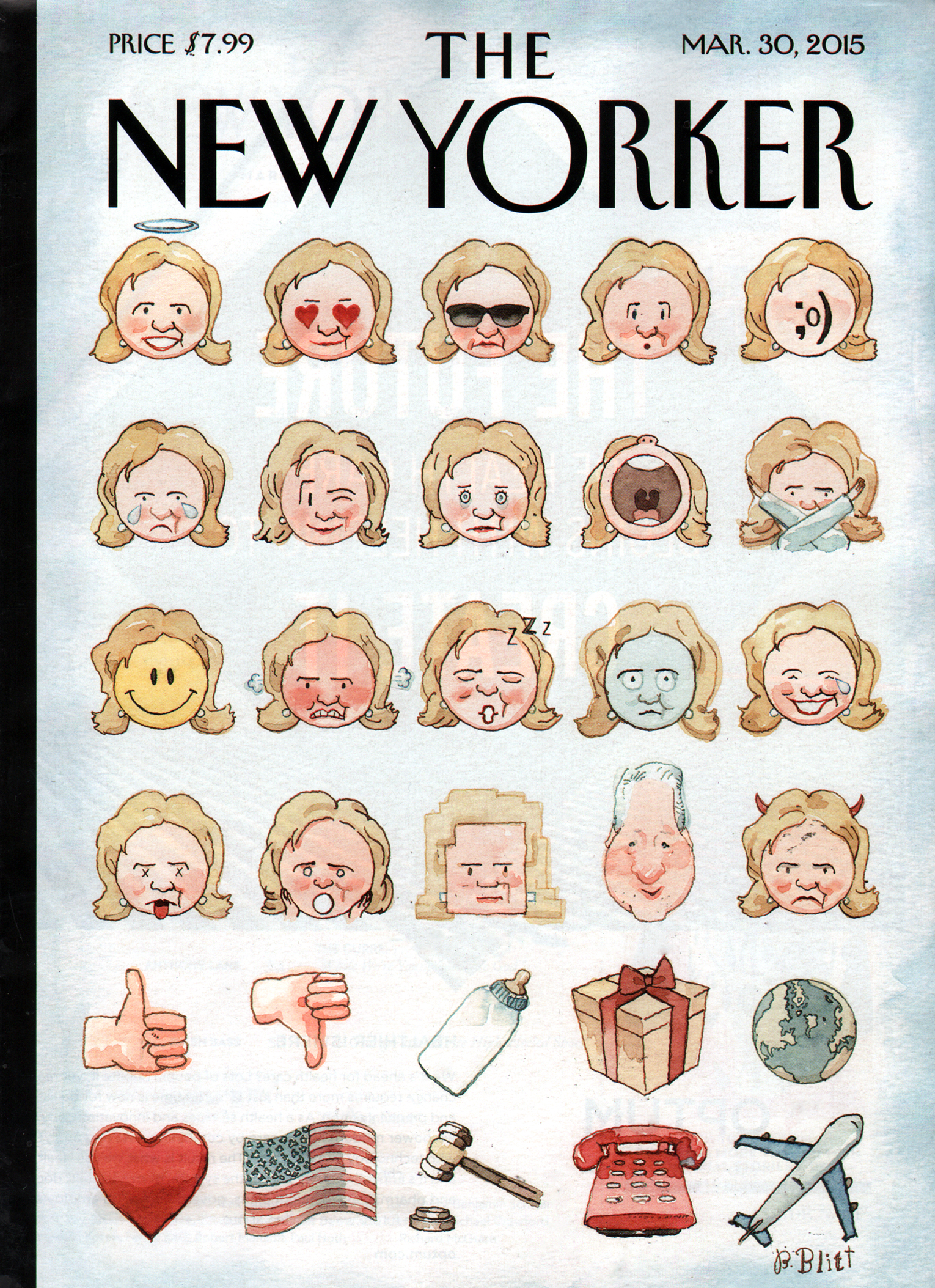 The-New-Yorker March 30, 2015 Issue Cover