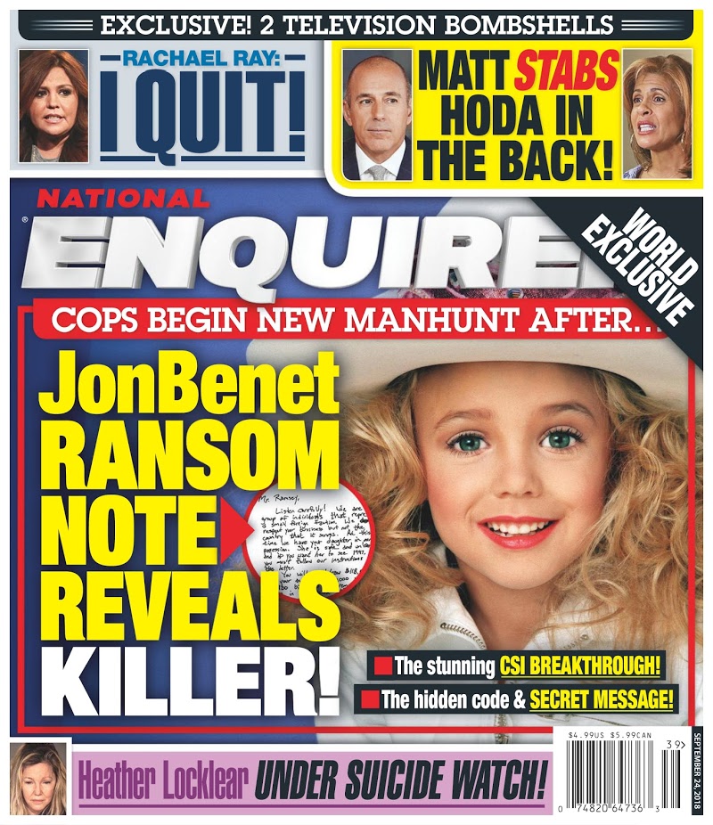 National-Enquirer September 24, 2018 Issue Cover