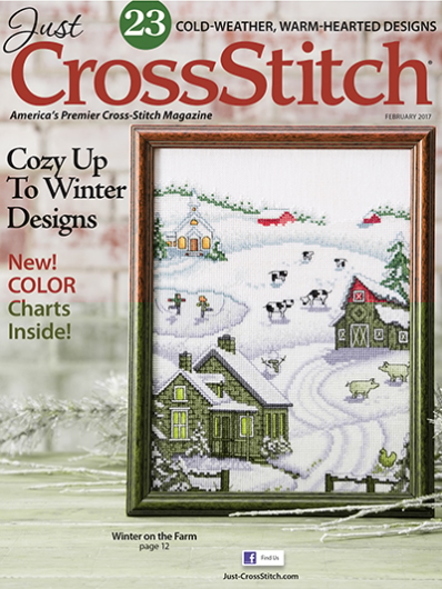 Just CrossStitch January 01, 2017 Issue Cover