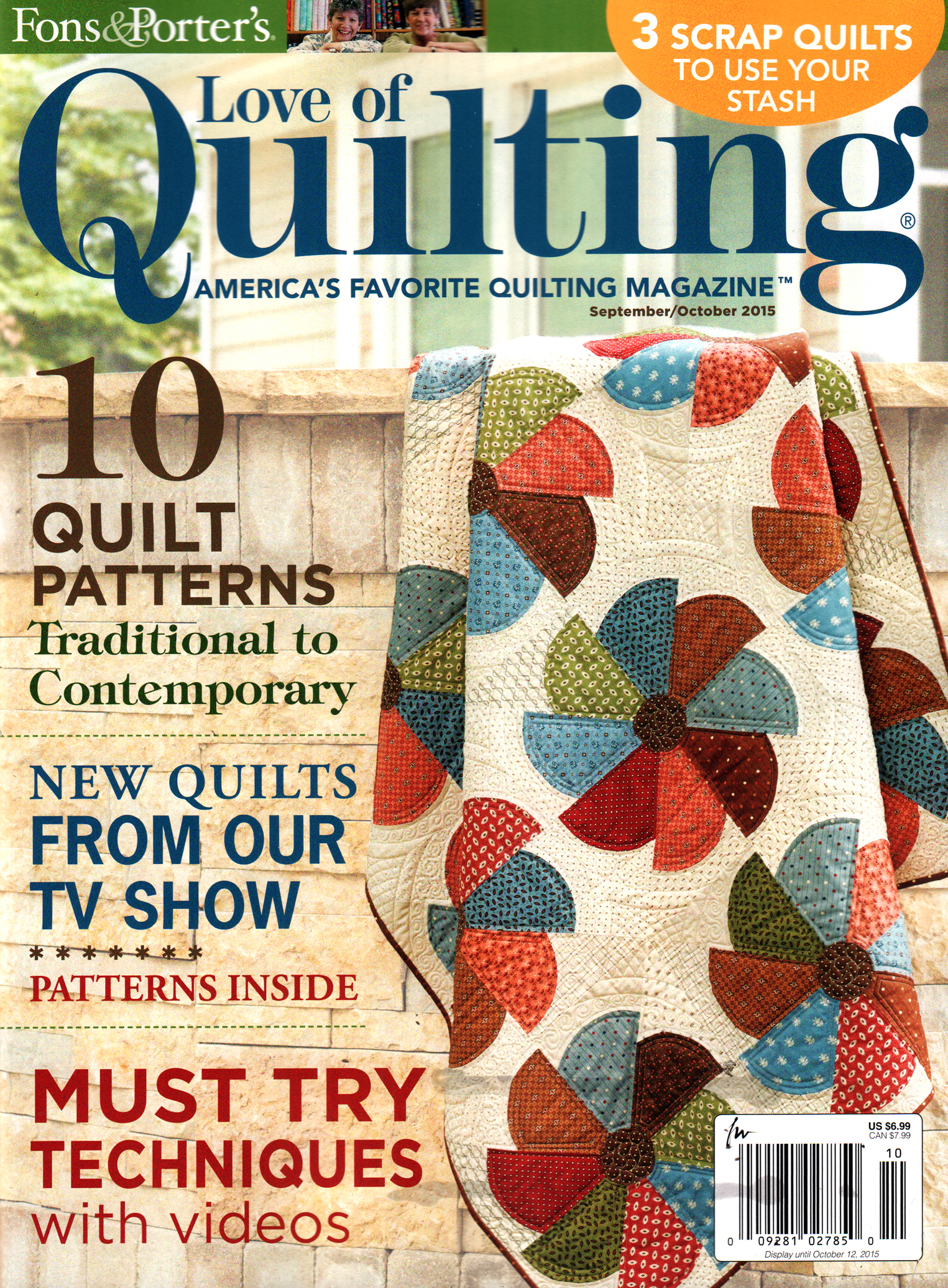 Fons-and-Porters-Love-of-Quilting September 01, 2015 Issue Cover