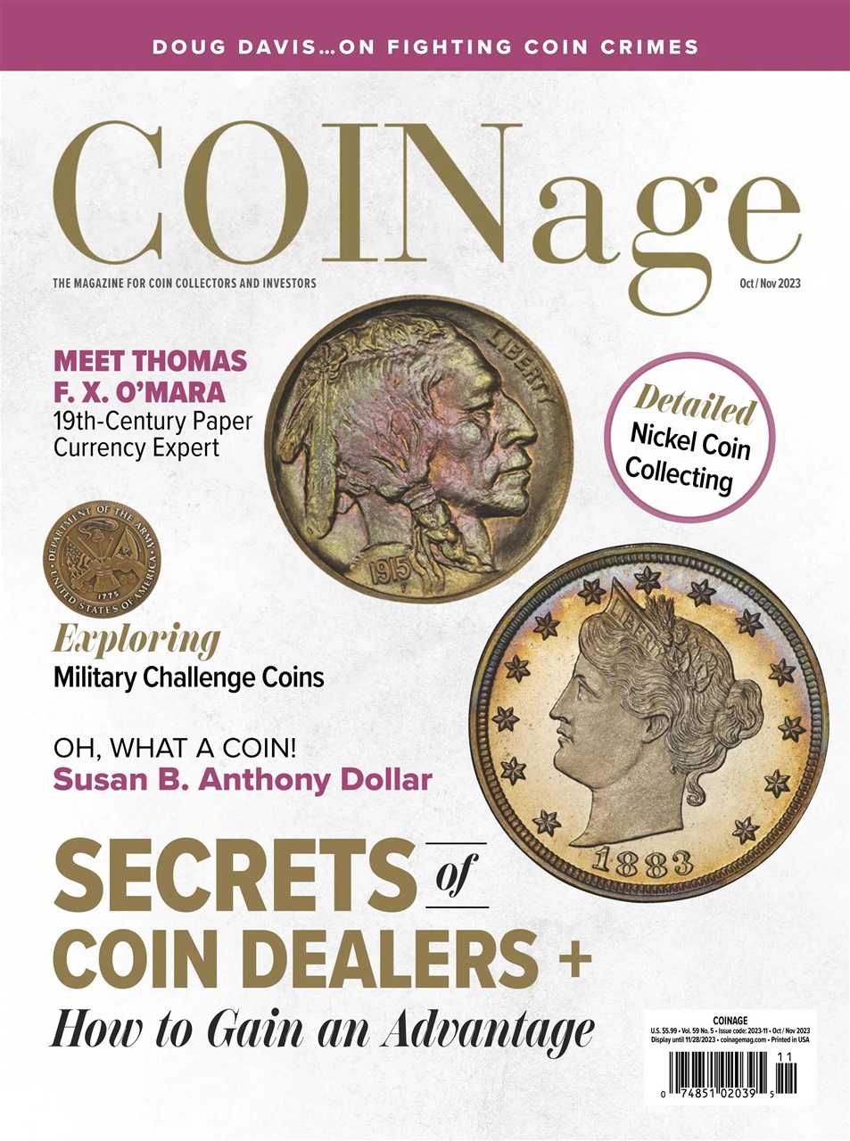 Coinage October 01, 2023 Issue Cover