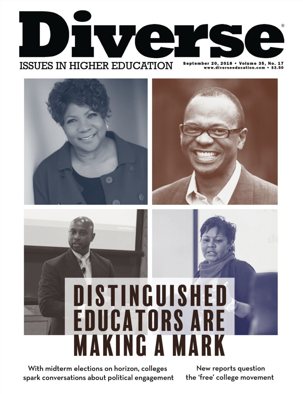 Diverse-Issues-In-Higher-Education September 20, 2018 Issue Cover
