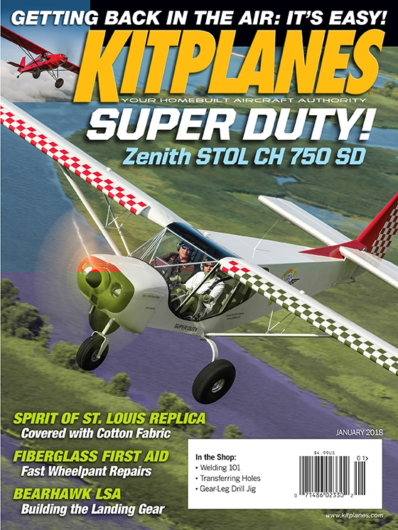 Kit Planes January 01, 2018 Issue Cover
