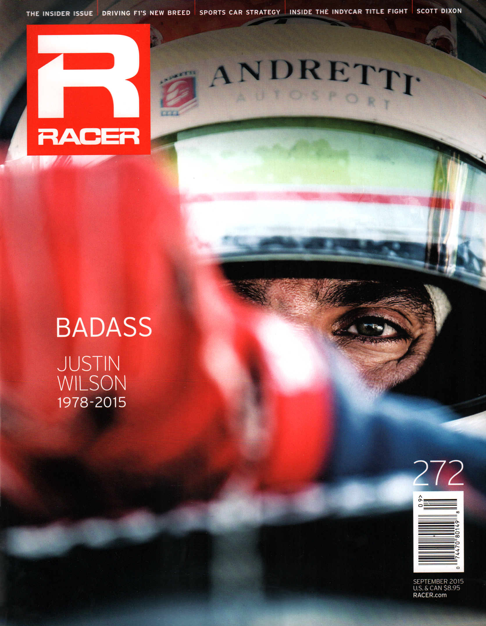 Racer September 01, 2015 Issue Cover