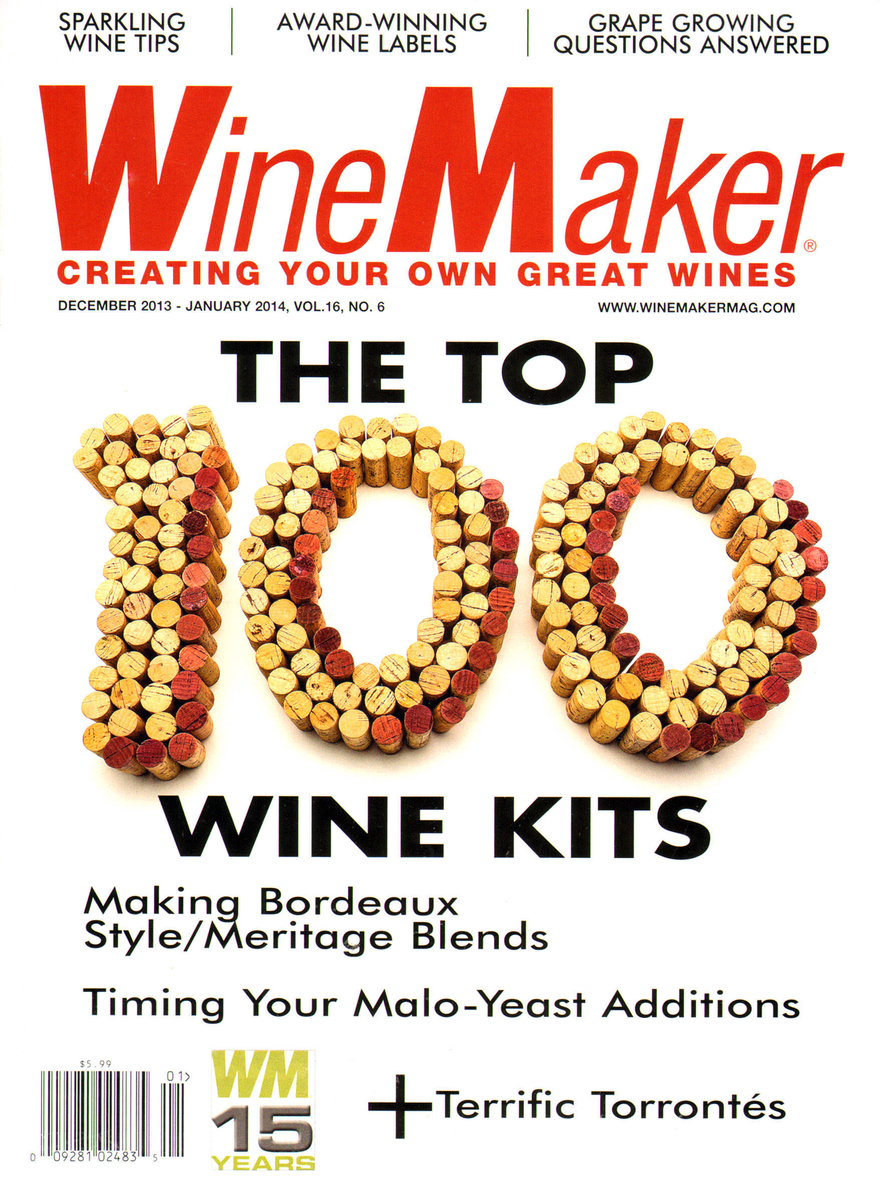 winemaker December 01, 2013 Issue Cover