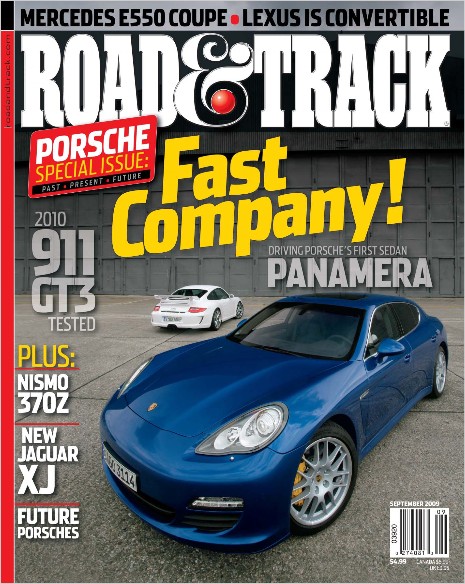 Road-and-Track September 01, 2009 Issue Cover