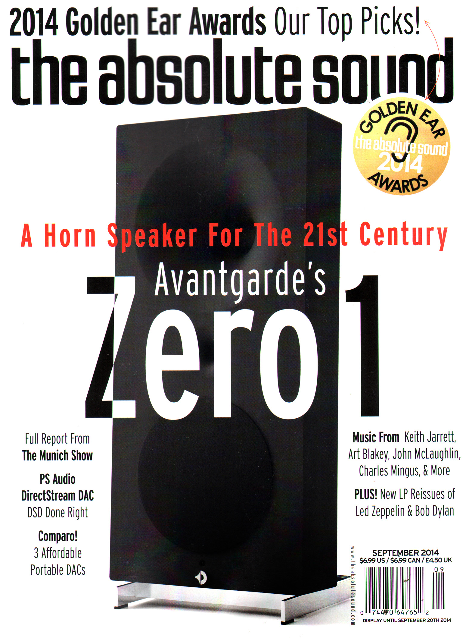 The-Absolute-Sound September 01, 2014 Issue Cover