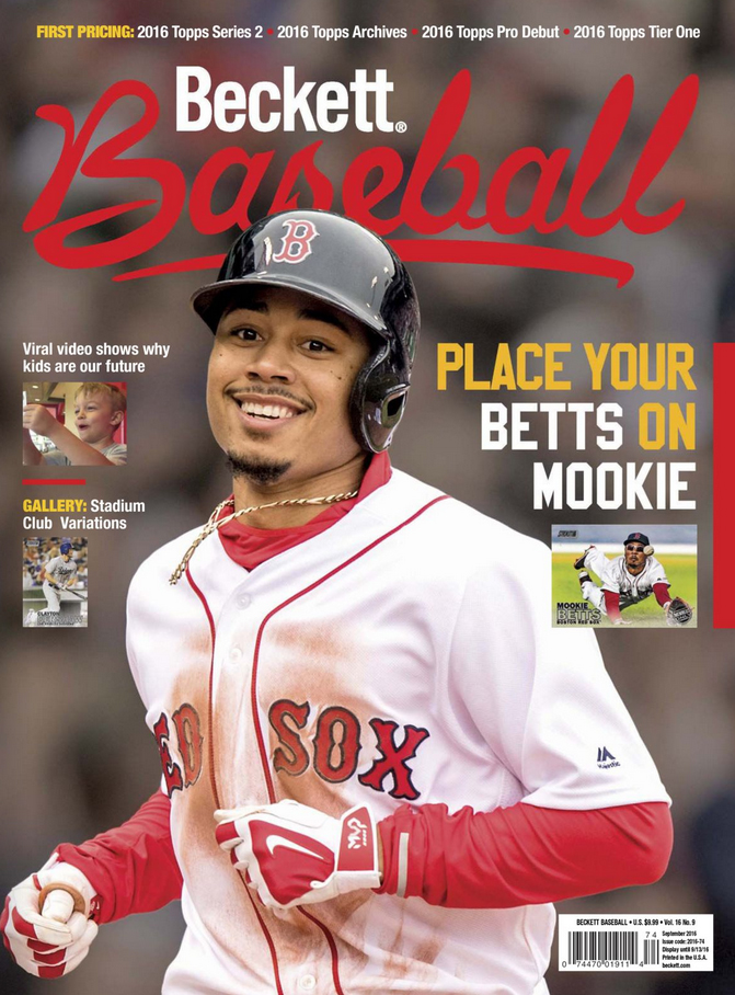 Beckett-Baseball September 01, 2016 Issue Cover
