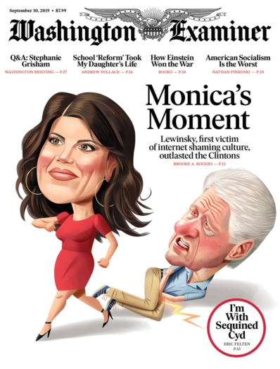 Washington Examiner September 10, 2019 Issue Cover