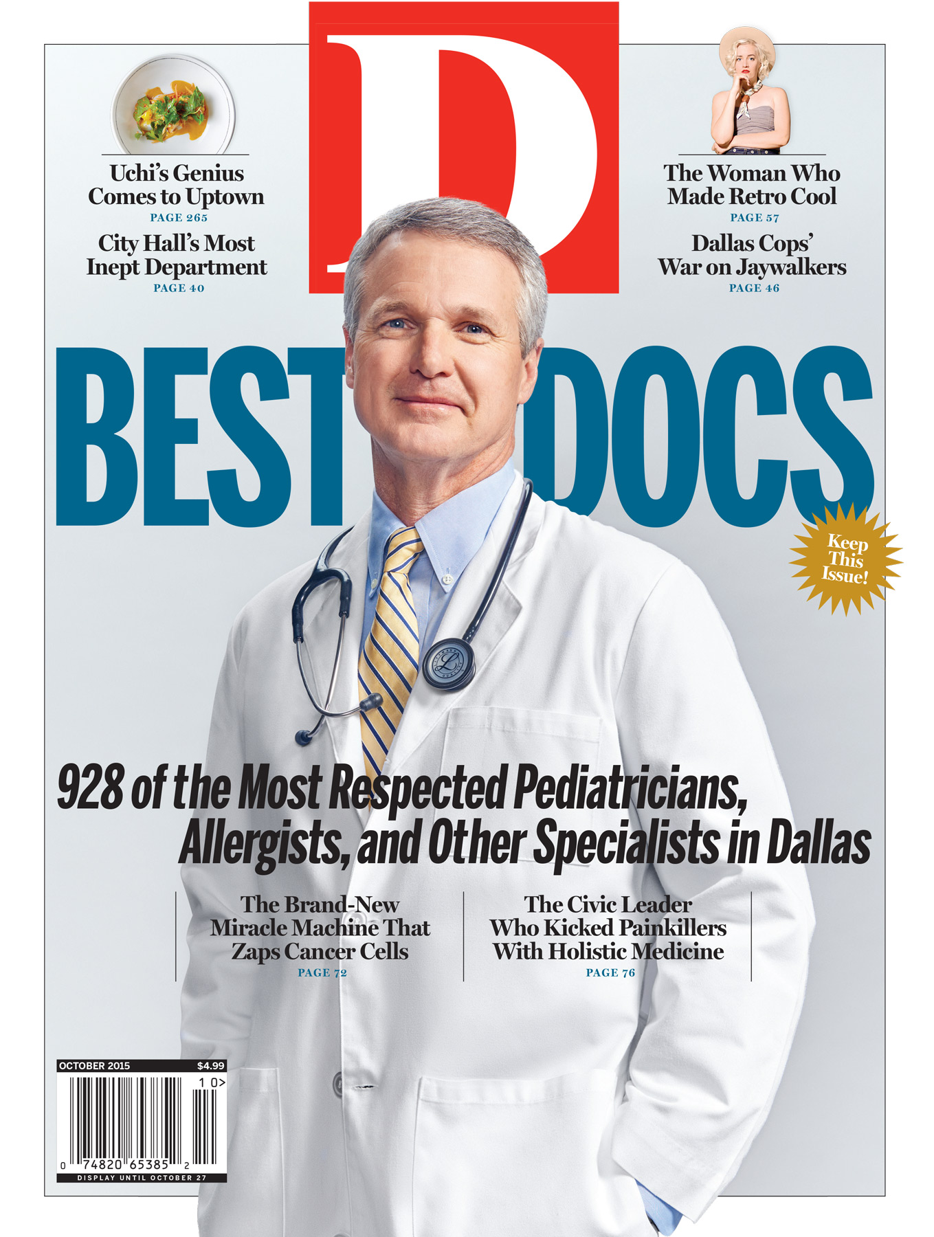 D-Magazine October 01, 2015 Issue Cover