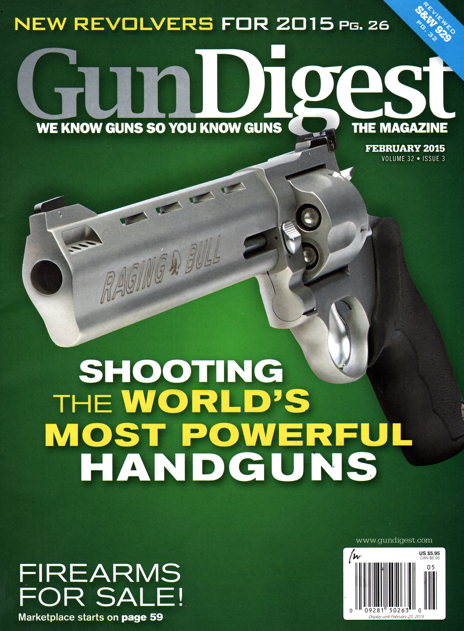 Gun-Digest February 01, 2015 Issue Cover