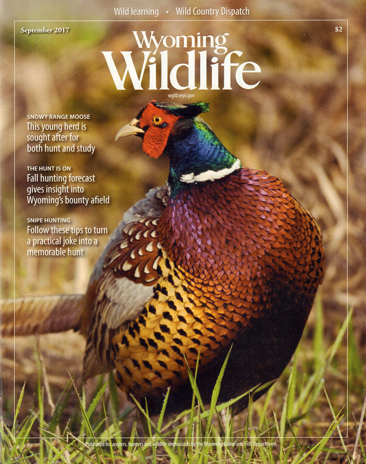 Wyoming-Wildlife September 01, 2017 Issue Cover