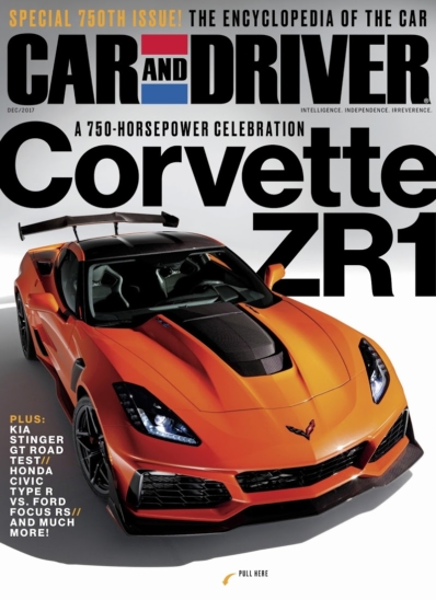 Car And Driver December 01, 2017 Issue Cover
