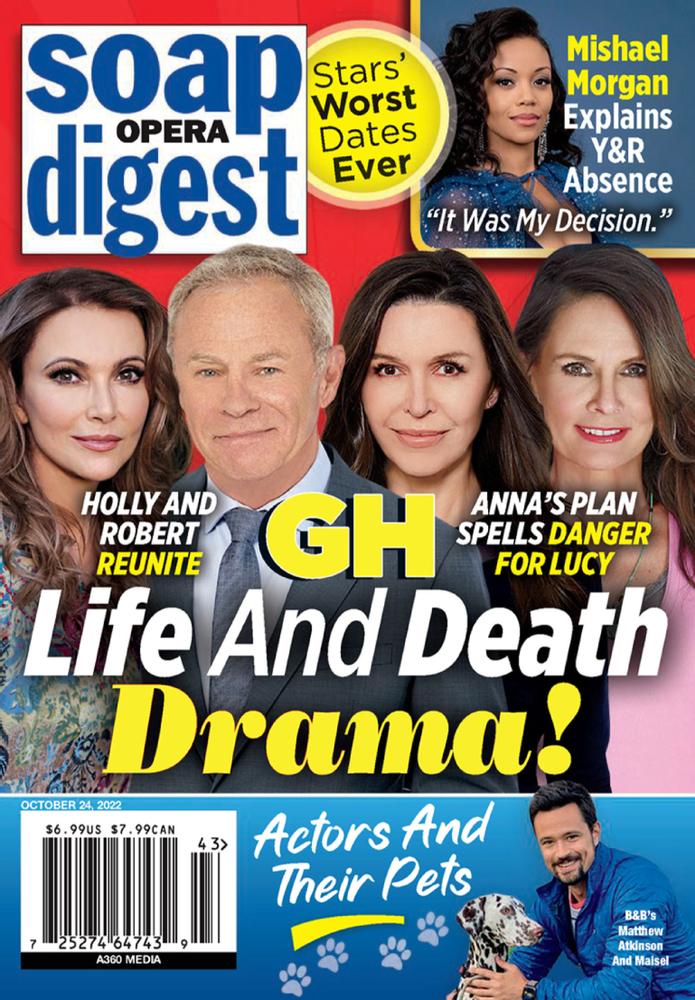 Soap-Opera-Digest October 24, 2022 Issue Cover