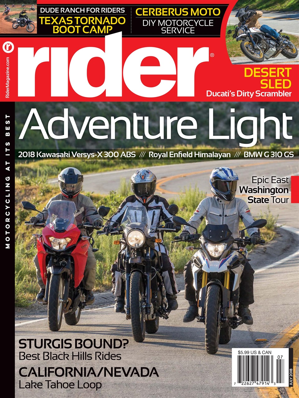 rider July 01, 2018 Issue Cover