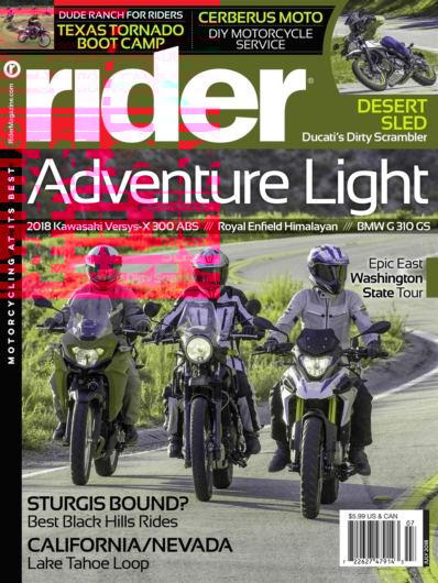 Rider July 01, 2018 Issue Cover