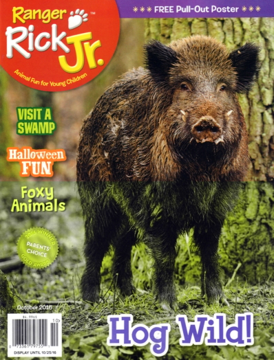 Ranger Rick Jr. October 01, 2016 Issue Cover