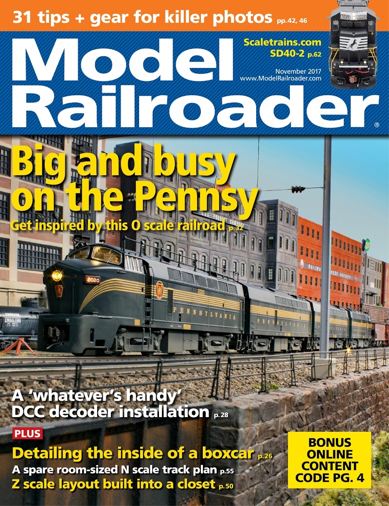Model-Railroader November 01, 2017 Issue Cover