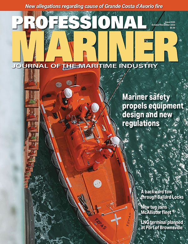 Professional-Mariner October 01, 2023 Issue Cover