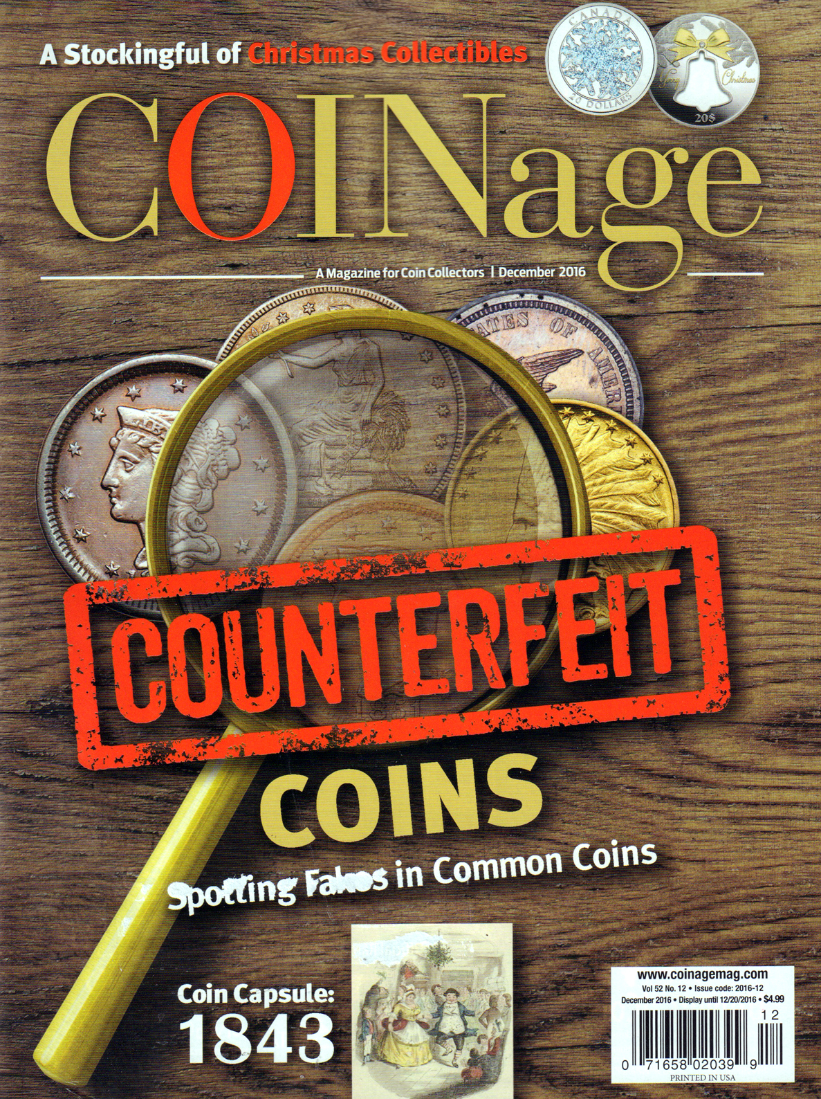 Coinage December 01, 2016 Issue Cover