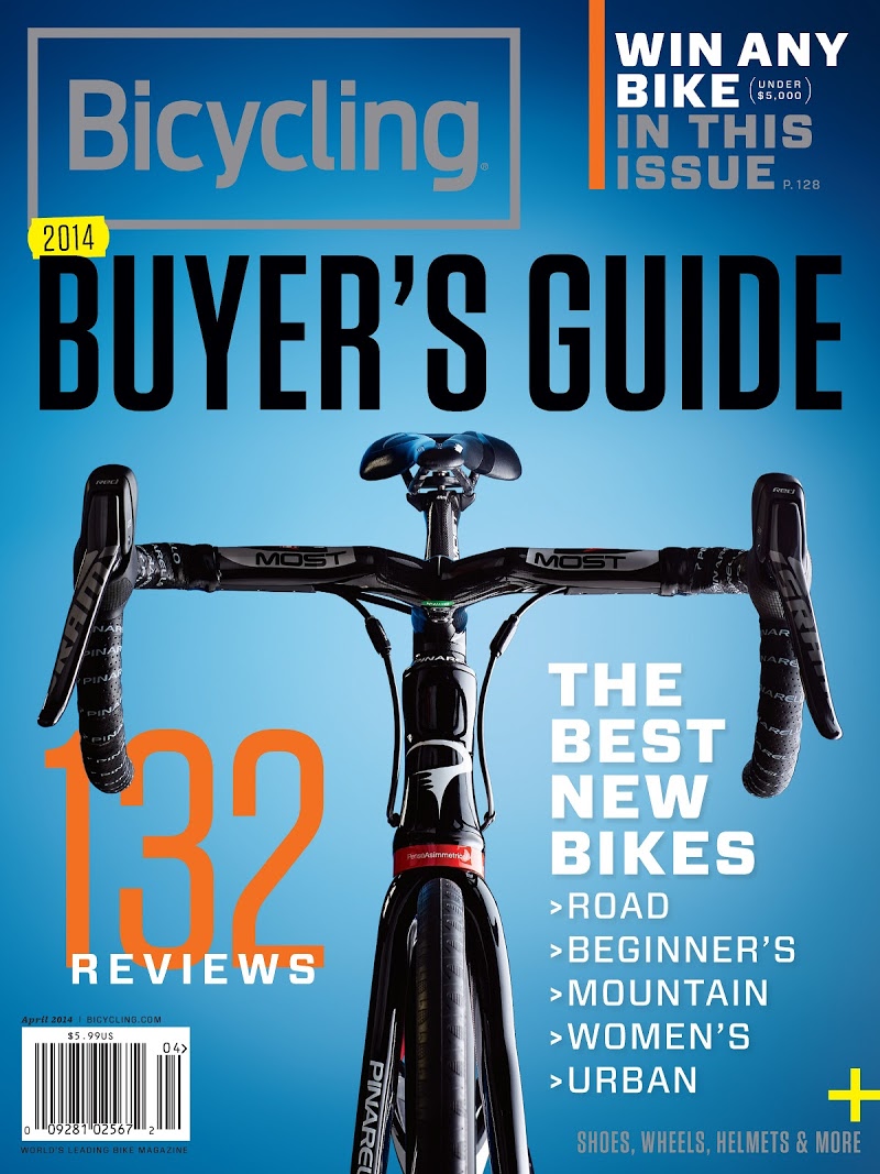 Bicycling April 01, 2014 Issue Cover