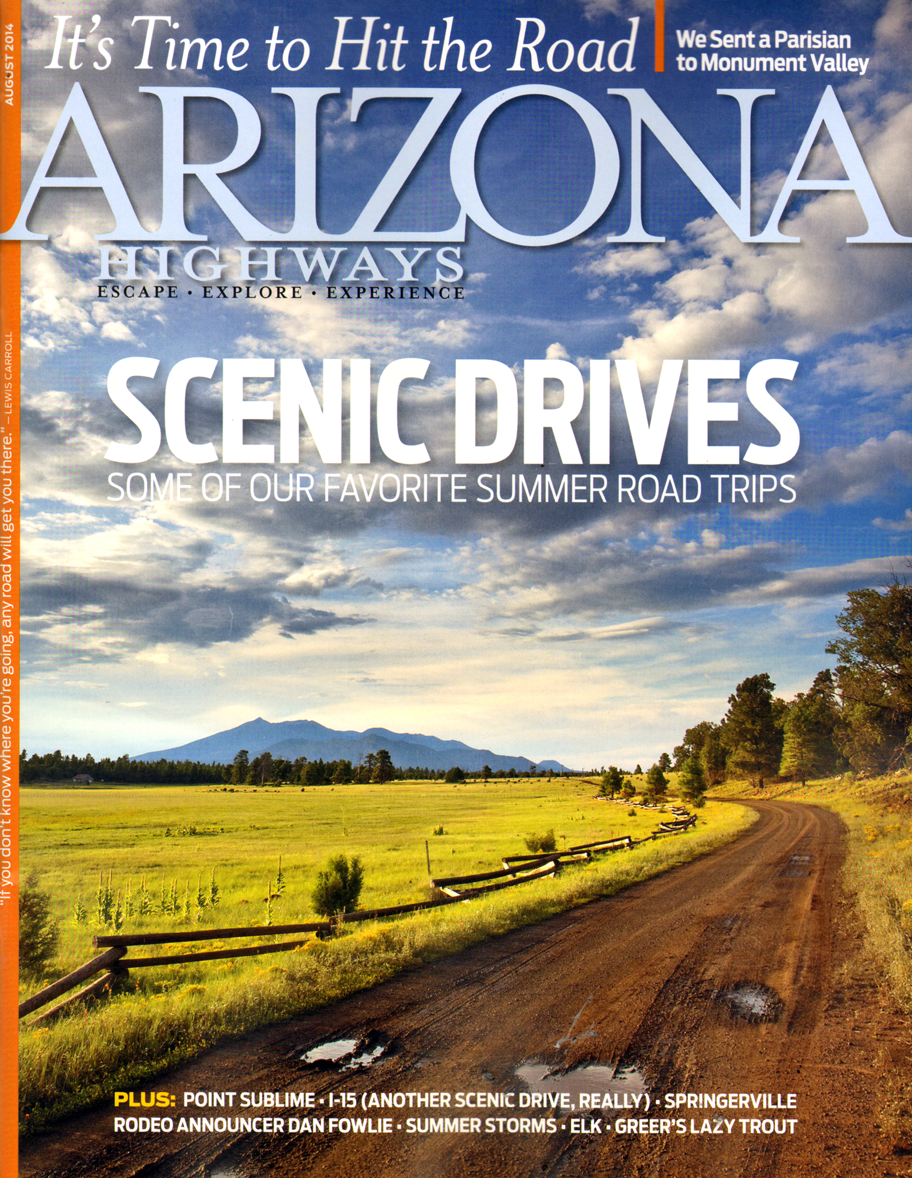 Arizona-Highways August 01, 2014 Issue Cover
