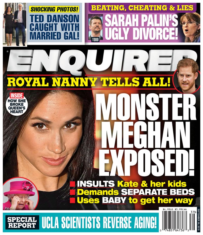 national-enquirer September 30, 2019 Issue Cover